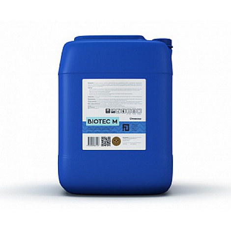 Biotec M - щелочное беспенное дезинфицирующее моющее средство для мягкой воды