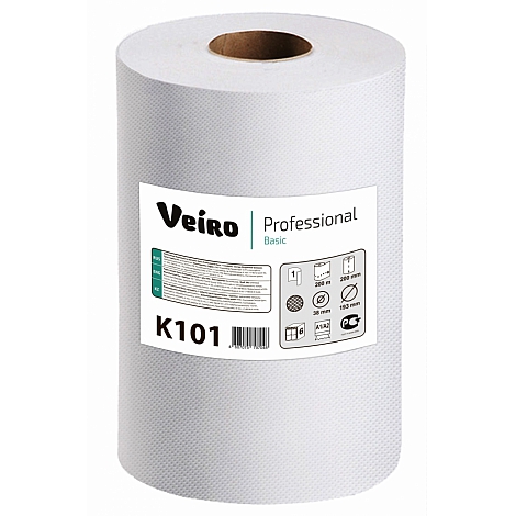 Полотенца в рулоне Veiro Professional Basic K101